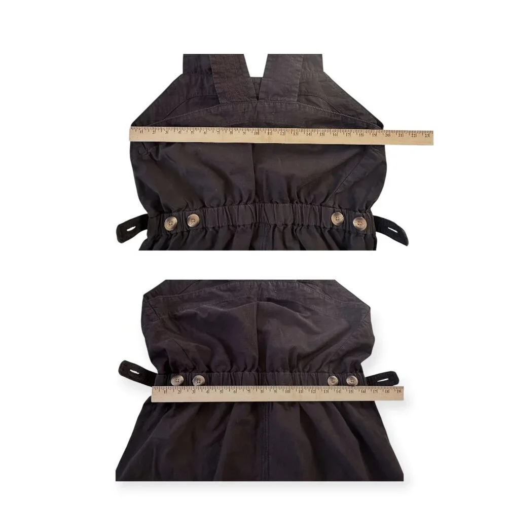 New with tag, Everlane The Fatigue Apron Jumpsuit, Black, Size 12